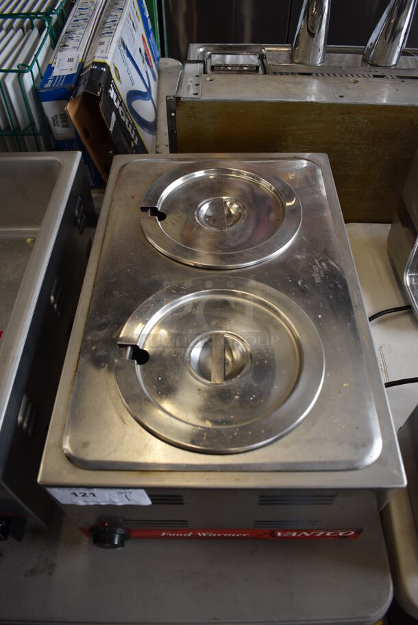 Winco 177W50 Stainless Steel Commercial Countertop Food Warmer. 120 Volts, 1 Phase. 14.5x23x9. Tested and Working! - Image 5 of 8