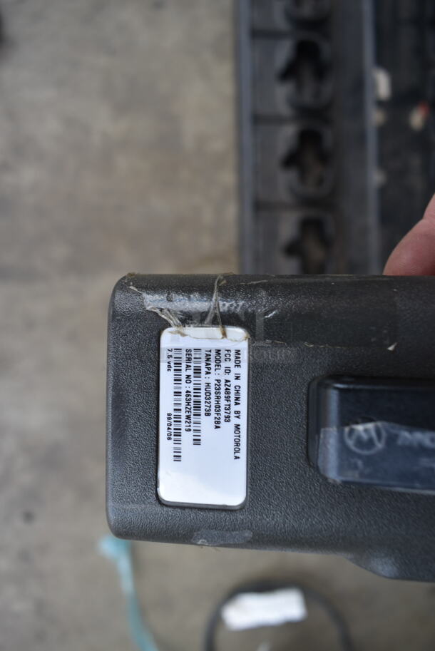 7 Motorola Spirit MV11C Walkie Talkies w/ 3 Motorola BCHTN9295 6 Port Charging Bases. 7 Times Your Bid! - Image 7 of 7