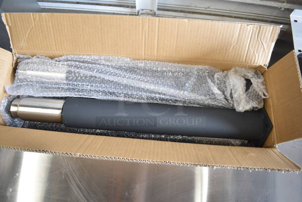 BRAND NEW SCRATCH AND DENT! 2024 Cooking Performance Group CPG 351FEC100C Stainless Steel Commercial Electric Powered Full Size Convection Oven w/ View Through Doors, Metal Oven Racks, Legs and Thermostatic Controls. 208 Volts, 3 Phase.  - Image 4 of 6
