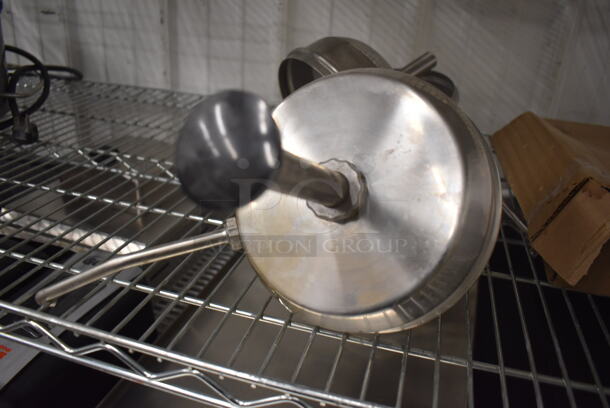 ALL ONE MONEY! Lot of Metal Bowl Guard for Mixer and Server Pump Parts Including 3 Pumps - Image 7 of 9