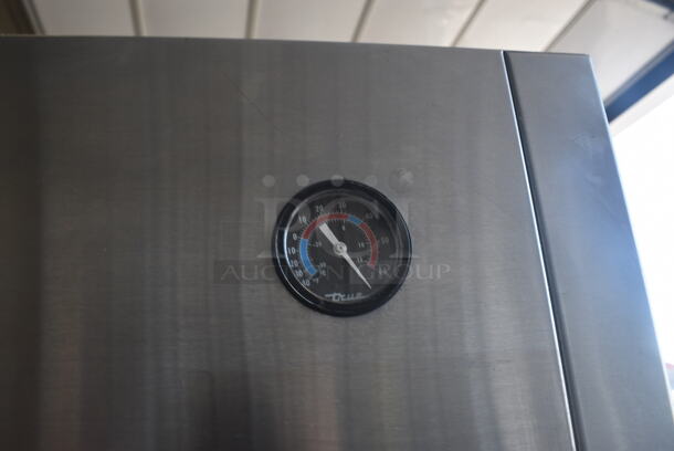 2013 True TG2R-2S 2 Door Stainless Steel Reach in Cooler w/ Poly Coated Racks. 115 Volt, 1 Phase. Tested and Working! - Image 3 of 6