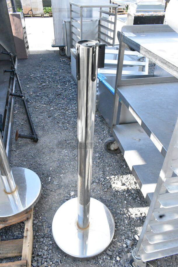 9 Hubert Pathways Metal Stanchions. 9 Times Your Bid!  - Image 2 of 3