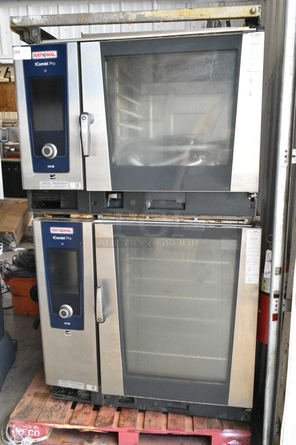 2021 Rational LM100CE.AXXXX/LM100EE.AXXXX Stainless Steel Commercial Electric Powered iCombi Pro Combi Convection Oven. 440/480 Volts. 2 Times Your Bid! - Image 8 of 8