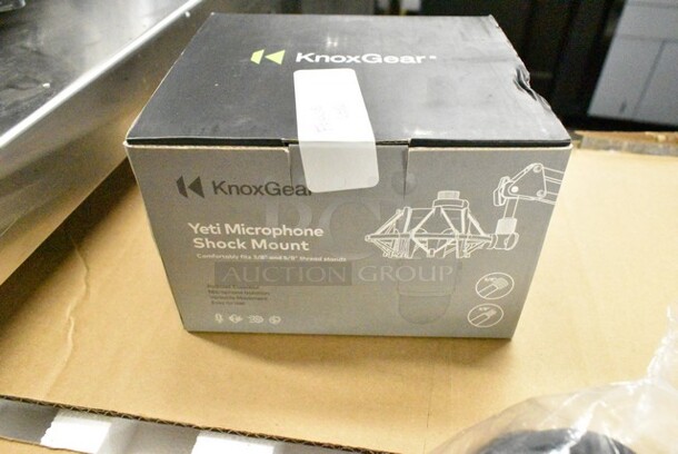 7 Various Items Including Microphone, KnoxGear Yeti Microphone Shock Mount, Headphones, Remotes,  KnoxGear Speakers. 7 Times Your Bid!  - Image 4 of 12