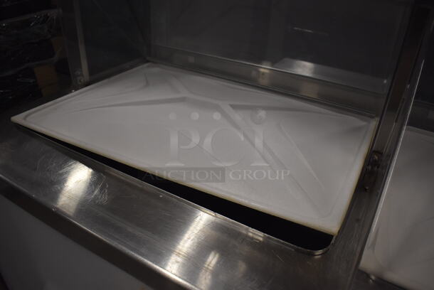 Stainless Steel Commercial Ice Cream Dipping Cabinet w/ 3 Stainless Steel Ice Cream Tub Collars. 125 Volts, 1 Phase. 68x30x60. Tested and Working! - Image 7 of 9