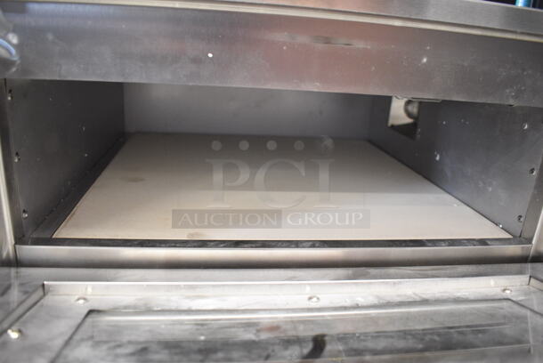 2024 Crosson CPO-160 Stainless Steel Commercial Countertop Electric Powered Pizza Oven w/ Cooking Stone. 120 Volts, 1 Phase. Tested and Working! - Image 5 of 7
