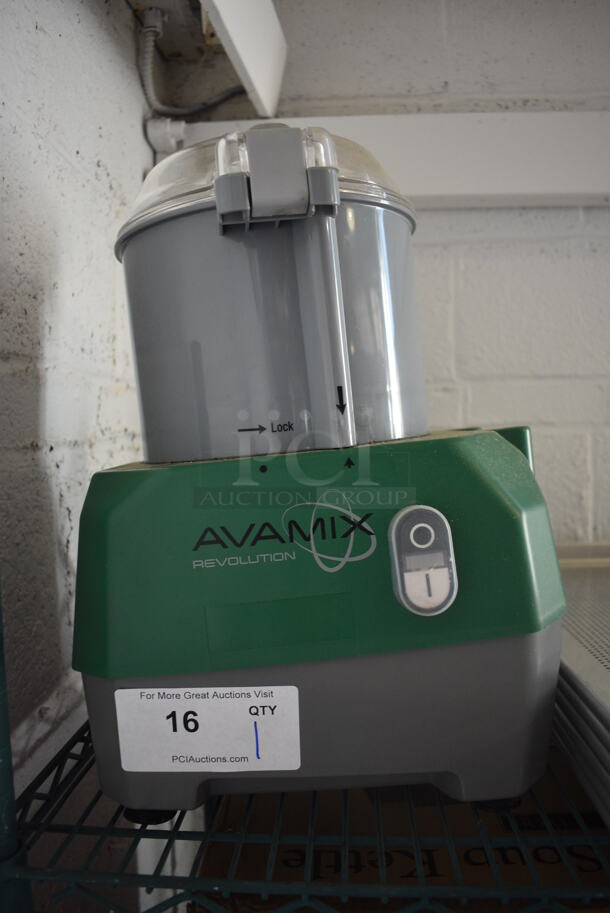 Avamix Model VC60CN Metal Commercial Blender Base w/ Processor Bowl and Lid. 120 Volts, 1 Phase. 12x10x13. Tested and Working!