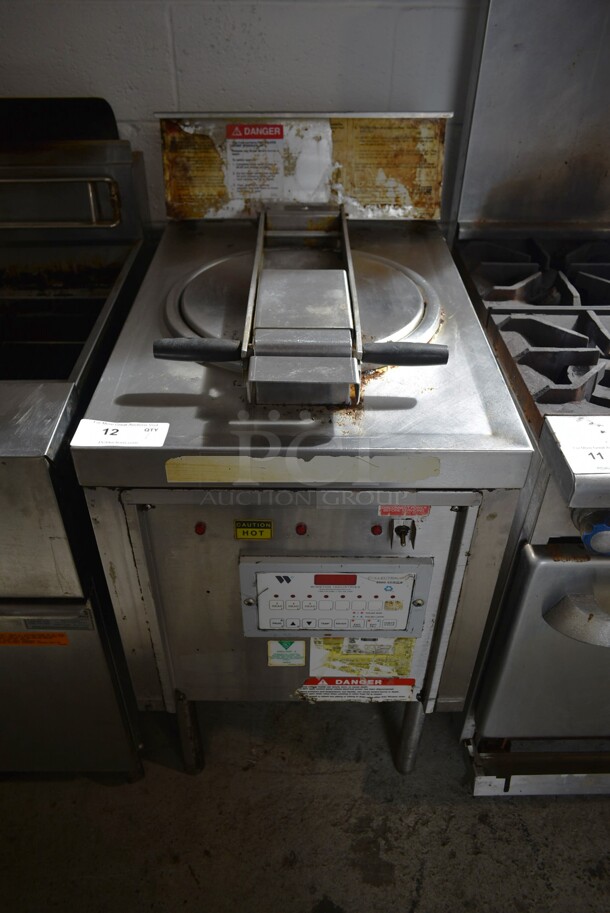 Winston Stainless Steel Commercial Electric Powered Floor Style Pressure Fryer. 230/250 Volts, 3 Phase.