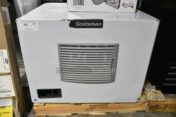 BRAND NEW SCRATCH AND DENT! 2023 Scotsman MC0530MA-1A Prodigy Elite Series Stainless Steel Commercial Medium Cube Ice Machine - 525 lb. 115 Volts, 1 Phase.  - Image 2 of 5