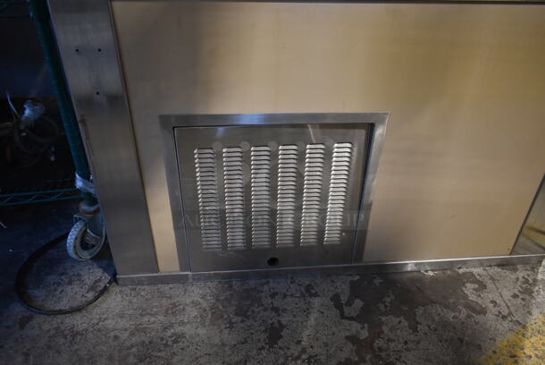 Piper Products 3-CB Stainless Steel Commercial Floor Style Electric Powered Refrigerated Buffet Table. 120 Volts, 1 Phase. Tested and Powers On But Does Not Get Cold - Image 2 of 5