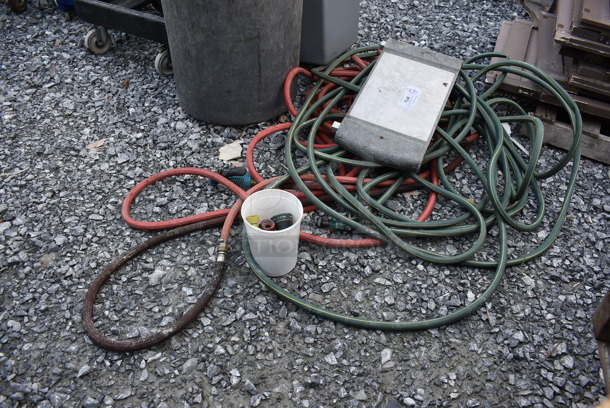 ALL ONE MONEY! Lot of 2 Hoses and Metal Piece - Image 6 of 7