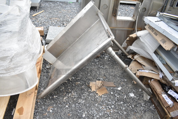 Stainless Steel Right Side Clean Side Dishwasher Table.  - Image 1 of 3