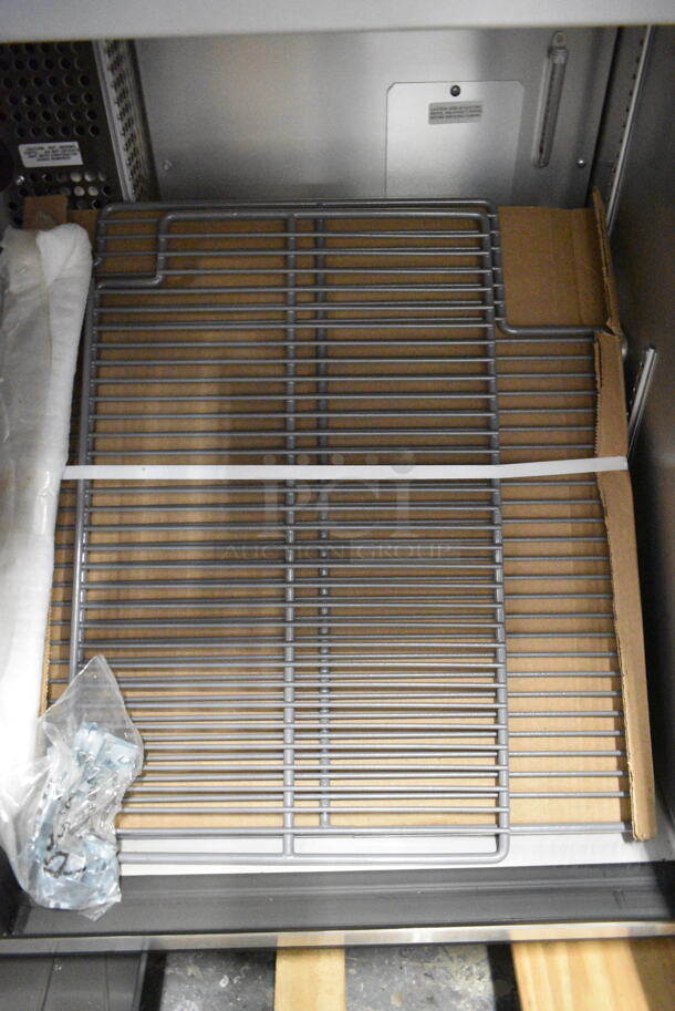 BRAND NEW! 2020 True TSSU-48-12D-2-HC  Stainless Steel Commercial Sandwich Salad Prep Table Bain Marie on Commercial Casters. 115 Volts, 1 Phase. Tested and Working! - Image 9 of 12