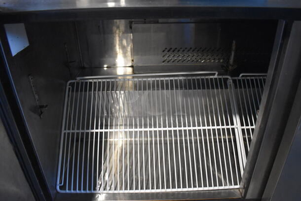 Atosa Stainless Steel Commercial Sandwich Salad Prep Table Bain Marie Mega Top on Commercial Casters. 115 Volts, 1 Phase. 60.5x30x44.5. Cannot Test Due To Cut Power Cord - Image 7 of 8