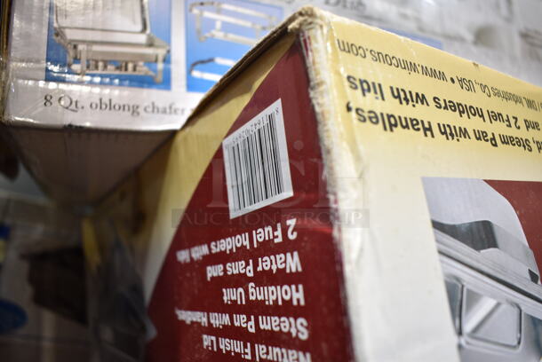 PALLET LOT of 22 BRAND NEW Items/Boxes Including Winco Chafers, Winco 7 Quart Soup Warmer, Trash Can, Stanchion. 22 Times Your Bid! - Image 6 of 12