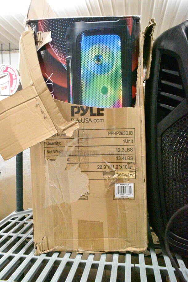 8 Various Items Including Mettler Toledo Scale, HD-300 Scale, Pyle PPHP1044B Wireless BT Streaming PA Speaker System, Pyle PPHP1515AB Speaker, 2 BRAND NEW IN BOX! Pyle PPHP2835B Portable Bluetooth PA Speaker System, Pyle PPHP265DJB Speaker, BRAND NEW! Pyle PPHP288B Speaker. 8 Times Your Bid!  - Image 10 of 12
