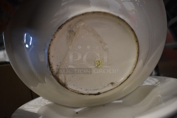 7 White Ceramic Pasta Plates. 9x9x2. 7 Times Your Bid! - Image 3 of 3