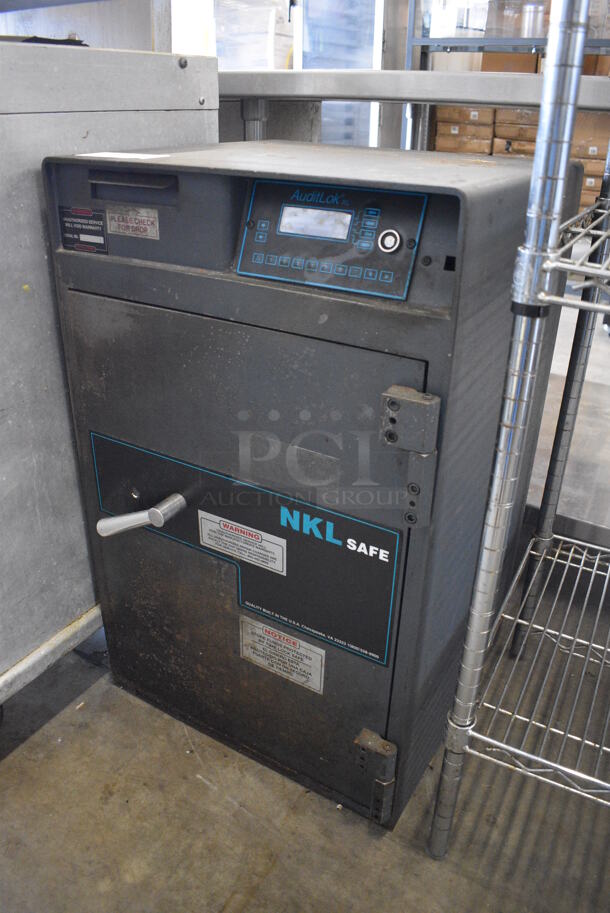 NKL AuditLok Black Metal Single Compartment Safe. Does Not Come w/ Combination. 20x19x32 - Image 2 of 4