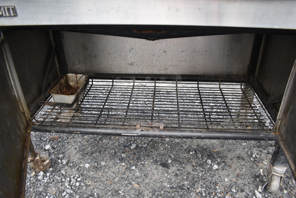 Weber Summit Metal Outdoor Propane Gas Powered Grill w/ Right Side Single Burner Range on Commercial Casters. 78x28x48 - Image 9 of 12