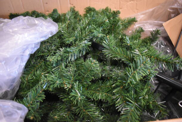 ALL ONE MONEY! Lot of 2 Boxes of Fake Christmas Trees - Image 4 of 9