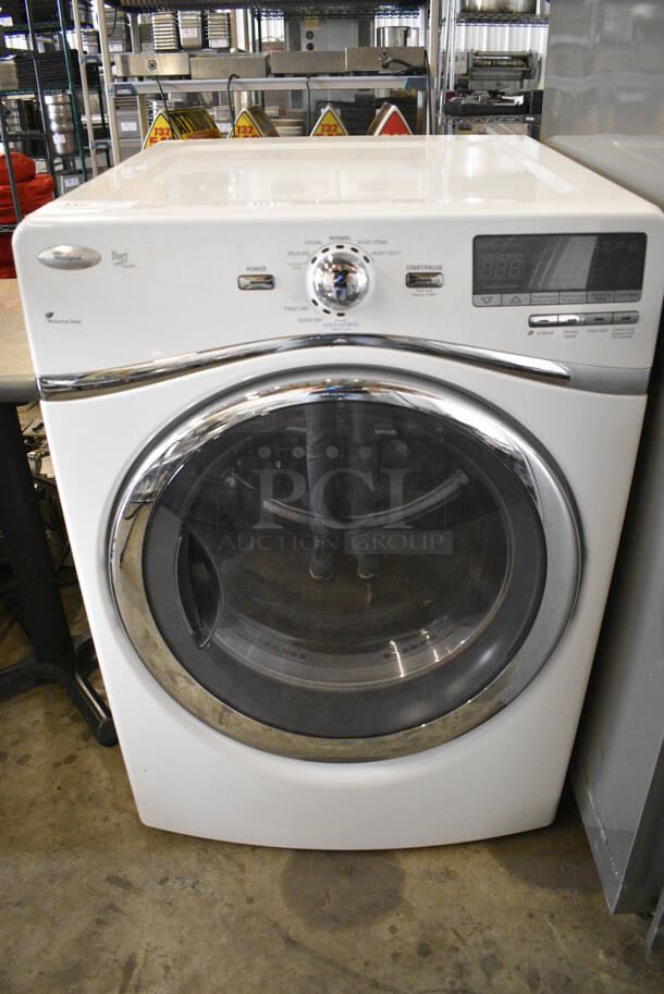 Whirlpool Model WED94HEXW0 Front Load Dryer. 120/208-240 Volts, 1 Phase. 27x30x38.5