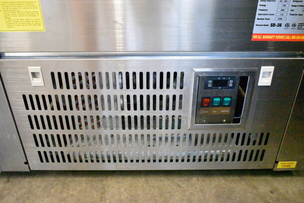 Spartan BCB48-36 Stainless Steel Commercial Floor Style Deli Display Case Merchandiser. 110 Volts, 1 Phase. Tested and Working! - Image 4 of 8