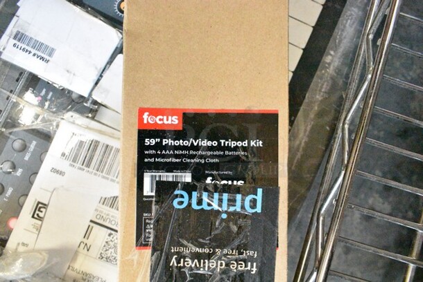 3 Various Items Including Focus 59" Photo/Video Tripod Kit, Studiologic Numa Compact 88 Key Keyboard. 3 Times Your Bid!  - Image 2 of 5
