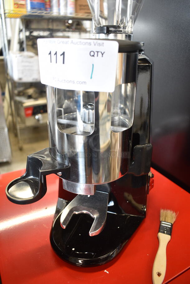 BRAND NEW SCRATCH AND DENT! Estella 236ECEG26 Metal Commercial Countertop Espresso Bean Grinder w/ Hopper. 110/120 Volts, 1 Phase. Tested and Working! - Image 3 of 8