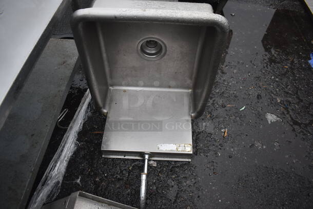 Stainless Steel Commercial Single Bay Sink w/ Faucet and Foot Pedals. 20x21x42 - Image 4 of 4