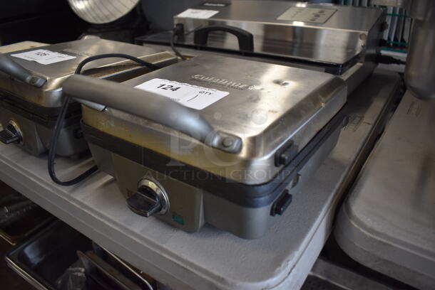 Cuisinart WAF-300 Metal Countertop Waffle Maker. 120 Volts, 1 Phase. 9x12x7 - Image 3 of 8