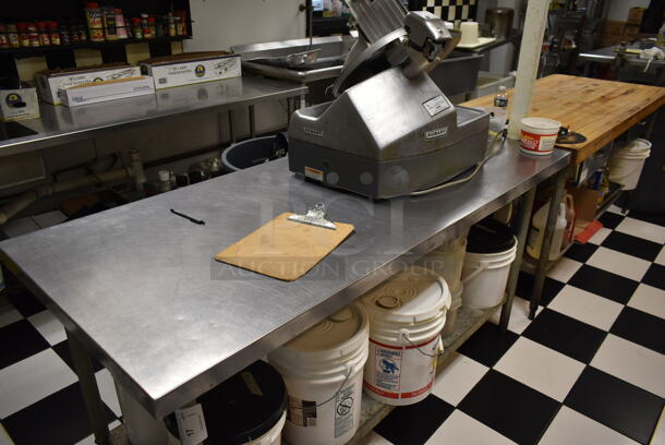 Stainless Steel Commercial Table w/ Under Shelf. Does Not Include Contents. (kitchen) - Image 2 of 5