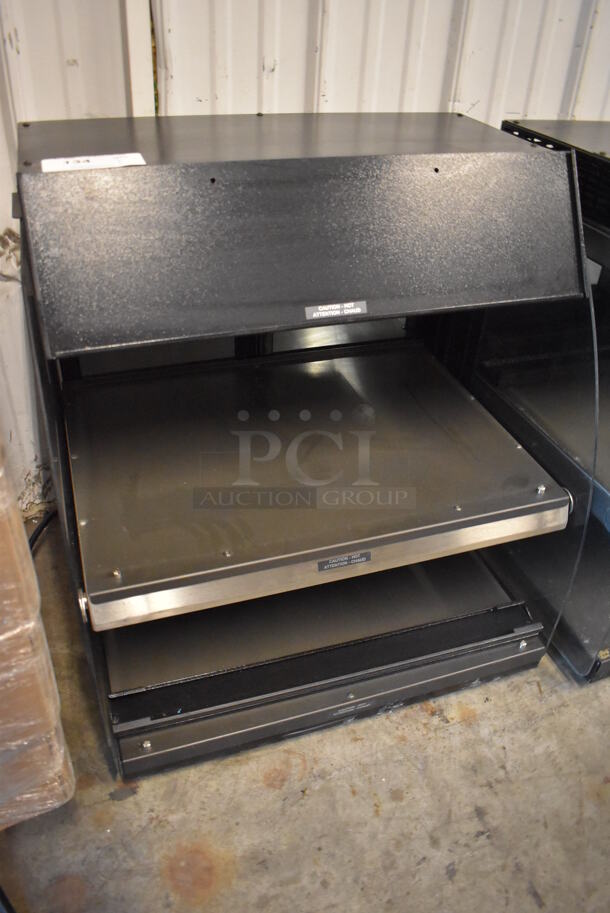 Metal Commercial Countertop Heated 2 Tier Display Case Merchandiser. 26x21x28.5. Cannot Test Due To Plug Style - Image 3 of 4