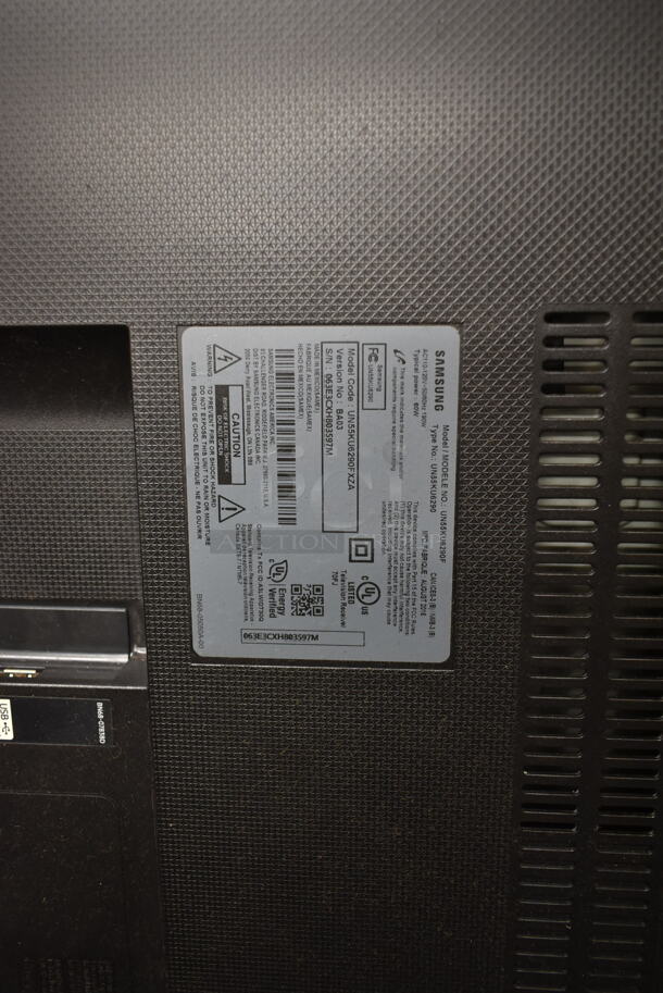 2016 Samsung UN55KU6290F 55" Television. Does Not Have Power Cord. 120 Volts, 1 Phase. Buyer Must Pick Up - We Will Not Ship This Item. Tested and Working!
 - Image 3 of 4