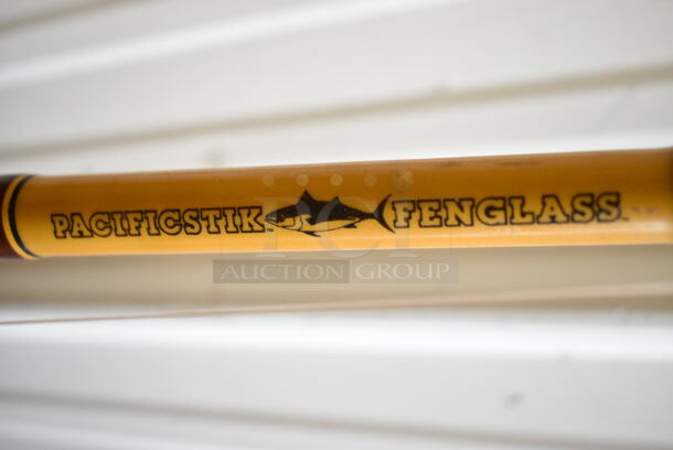 Fenwick Pacific Stik Fenglass 785-ST Fishing Rod w/ Senator Penn Reel.  - Image 11 of 12
