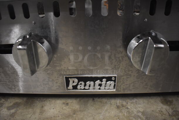 Pantin Stainless Steel Commercial Countertop Natural Gas Powered 4 Burner Range. Missing Grates. 24x29x10 - Image 5 of 5