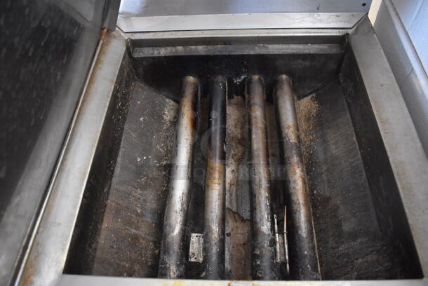 Pitco Frialator DD 24 RUFM Stainless Steel Commercial Natural Gas Powered Donut Fryer w/ Grease Trap. 72,000 BTU. 29x43x56 - Image 5 of 9