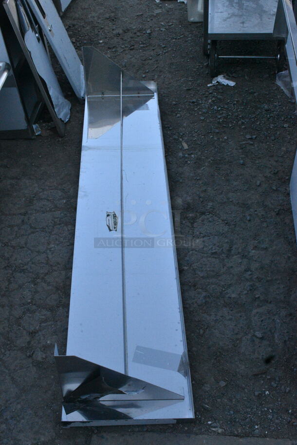Stainless Steel Wall Shelf.  - Image 3 of 5