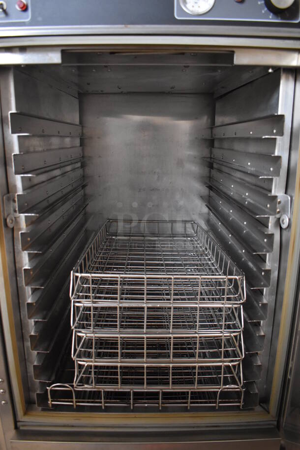 Henny Penny HC 900 Stainless Steel Commercial Heated Holding Cabinet on Commercial Casters. 208-220 Volts. 24x31x71 - Image 5 of 6