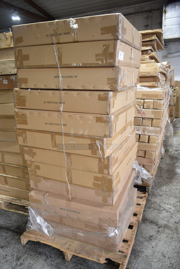PALLET LOT of 12 BRAND NEW IN BOX! BFM Seating Items PH4L3232BRBZ-TOP Outdoor Patio Tabletops. Goes GREAT w/ Lots 113 and 115! 12 Times Your Bid! - Image 3 of 8