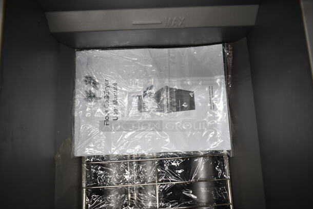 BRAND NEW SCRATCH AND DENT! Wilprep WP-F3-NG Stainless Steel Commercial Floor Style Natural Gas Powered Deep Fat Fryer w/ 2 Metal Fry Baskets. 90,000 BTU. - Image 5 of 8