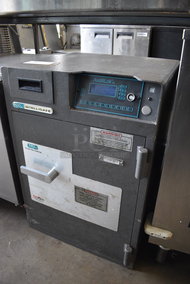 NKL AuditLok Black Metal Single Compartment Safe. Does Not Come w/ Combination. 20x19x29 - Image 3 of 6