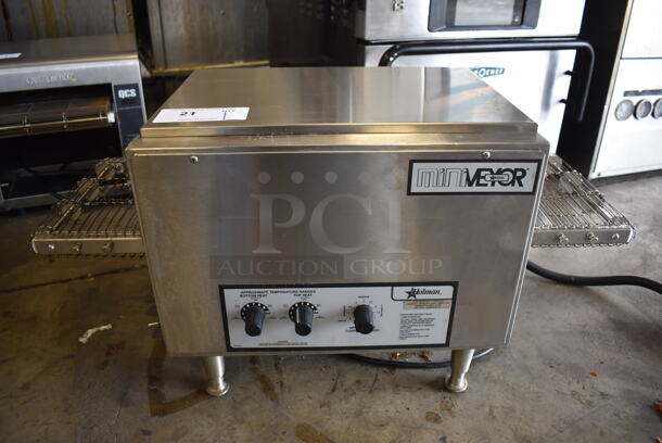 Star Holman 210HX-V01 Stainless Steel Commercial Countertop Electric Powered Conveyor Pizza Oven. 120 Volts, 1 Phase. 14x30x14.5. Tested and Working! - Image 1 of 6