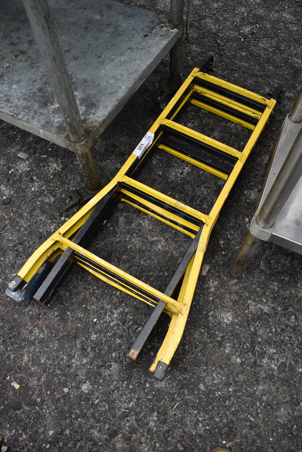 Yellow and Black Metal Ladder. 20x7x45 - Image 2 of 5