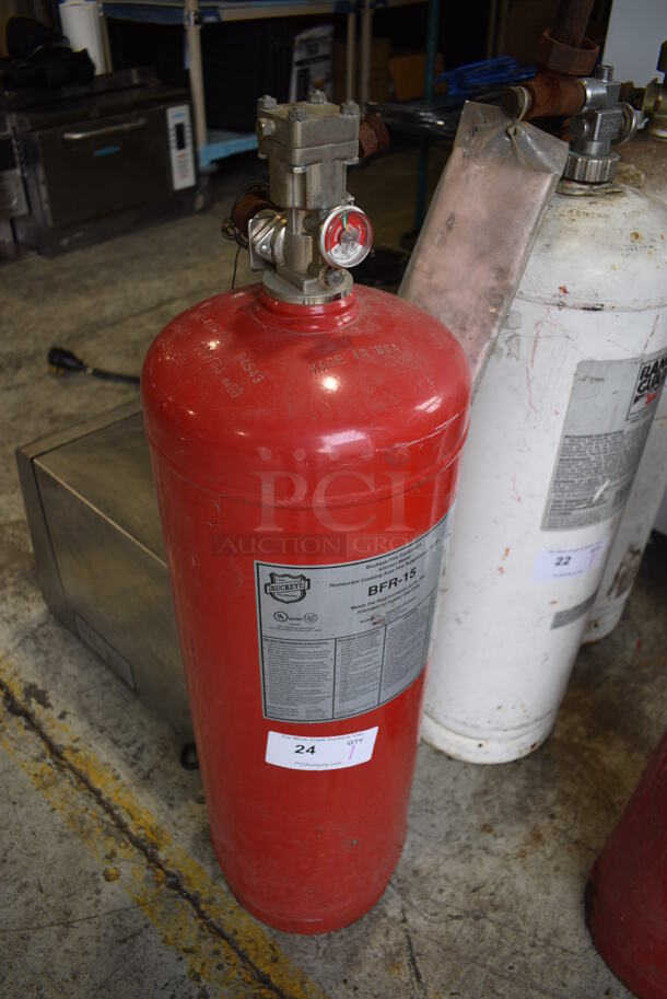 Kitchen Knight Model BFR-15 Wet Chemical Fire Suppression Tank. 10x10x36 - Image 4 of 4