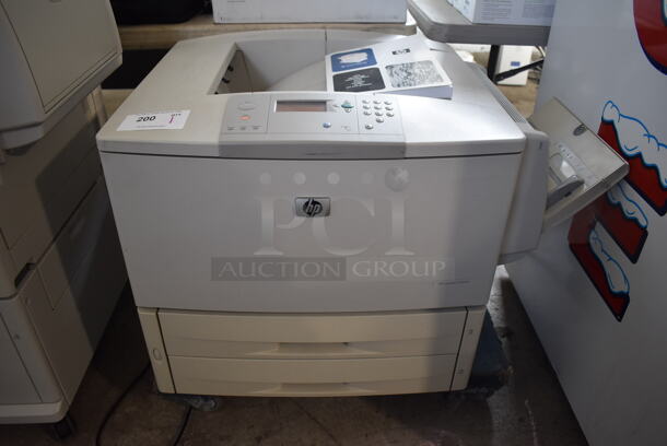 HP LaserJet 9040dn Countertop Printer. 100-127 Volts, 1 Phase. 29x25x24