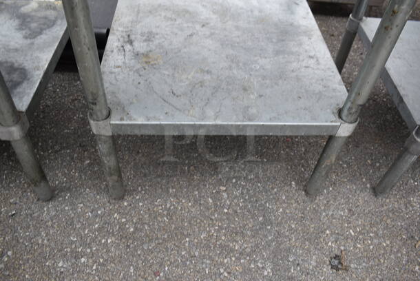Stainless Steel Table w/ Metal Under Shelf. - Image 2 of 2
