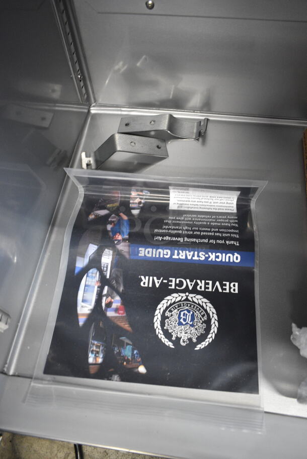 BRAND NEW SCRATCH AND DENT! Beverage Air UCR48AHC Stainless Steel Commercial 48" Undercounter Refrigerator w/ Commercial Casters. 115 Volts, 1 Phase. Tested and Working! - Image 9 of 10