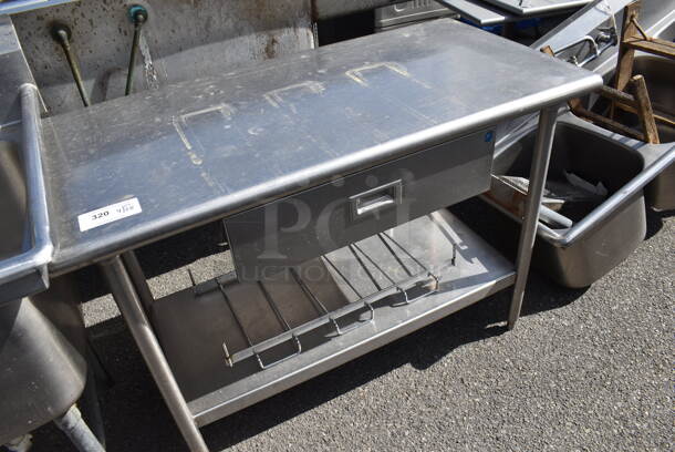 Stainless Steel Table w/ Drawer and Under Shelf. - Image 2 of 3