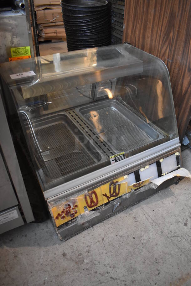 Stainless Steel Commercial Countertop Heated Display Case Merchandiser. 31x31x22. Tested and Working! - Image 2 of 5