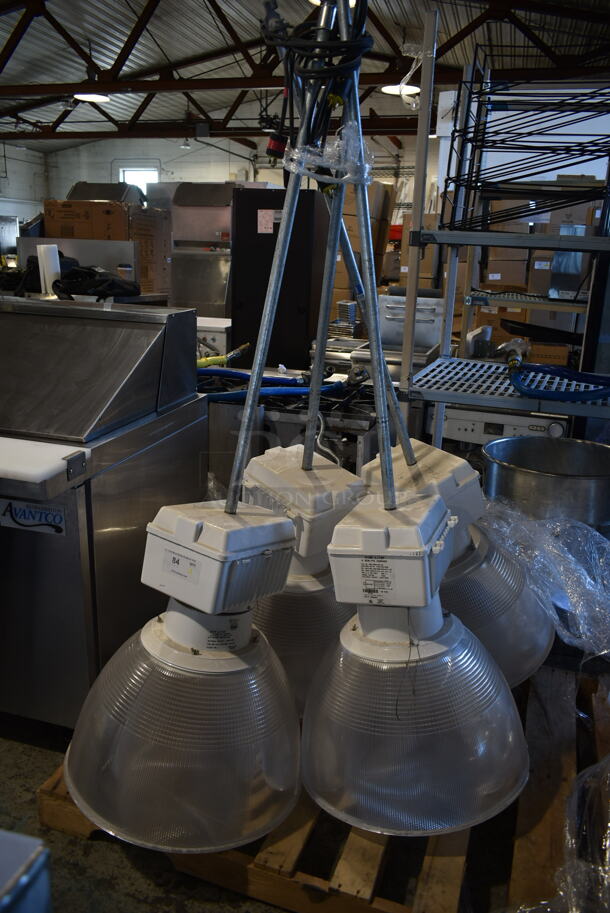 4 Genlyte Metal Wide-Lite Lights. 4 Times Your Bid! - Image 1 of 5